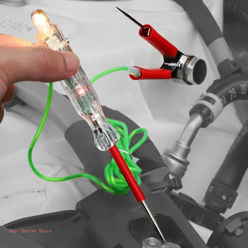 Car Truck Circuit Tester with 96cm Cable Digital Display Light Bulb Repair Tool