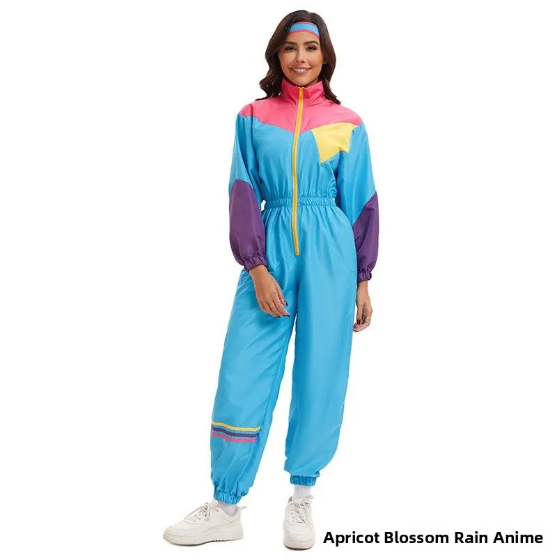 

Женский этнический костюм в стиле ретро 80-х и 90-х годов для танцев, фитнеса и катания на лыжах, традиционная сценическая одежда