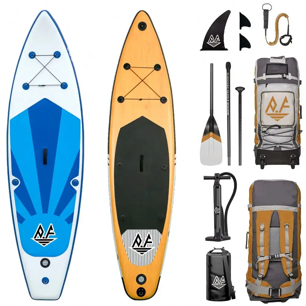 

# l Factory Price Free Design wooden water sports paddle board softboard stand up race sup board