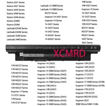 Náhradní baterie XCMRD 40Wh pro DELL Inspiron 14 3441 3442 3443 3437 5437 MR90Y 3421 5421 Vostro 14 3000 3445 3546 3546D 8 nejlepší prodej Baterie pro Dell 3542 - №5
