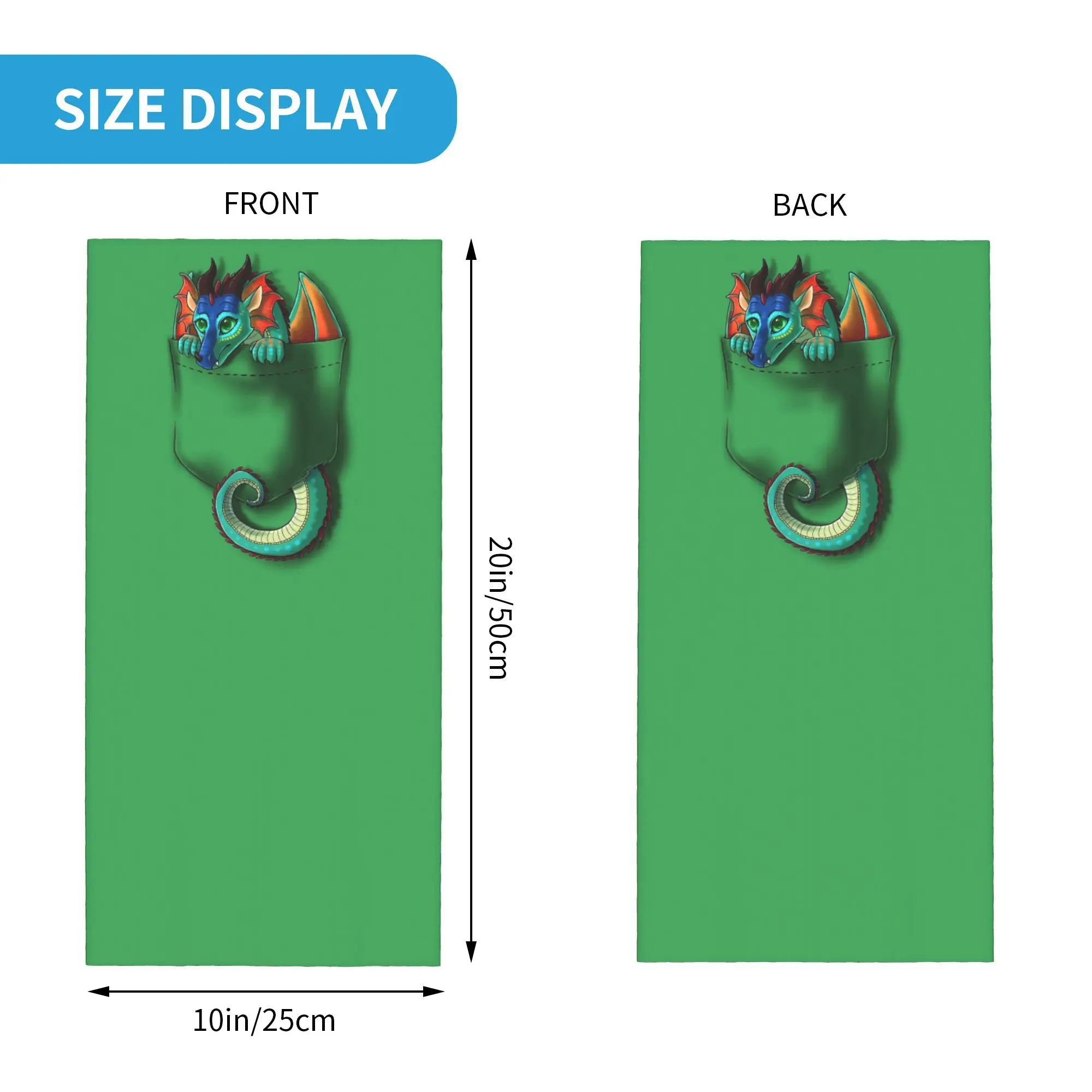 Wings of Fire Pocket Glory Dragon Bandana Neck Cover Printed Wrap Mask Scarf Multifunction Face Mask Cycling Unisex Breathable