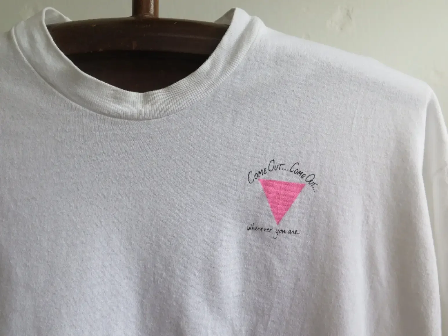 80s 90s Silence Death project Pink triangle LGBTQ Come out wherever you are Gay Lesbian Rights AIDS activist movement
