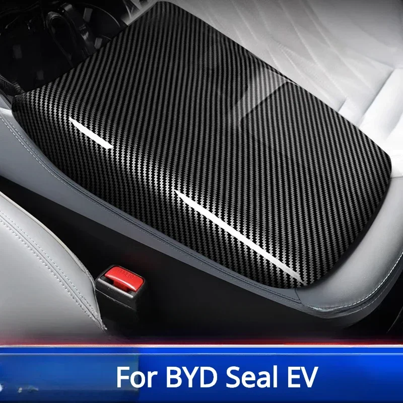 

Крышка подлокотника автомобиля для BYD Seal EV, Крышка центральной консоли из АБС-углеродного волокна с защитой от царапин, аксессуары для интерьера автомобиля