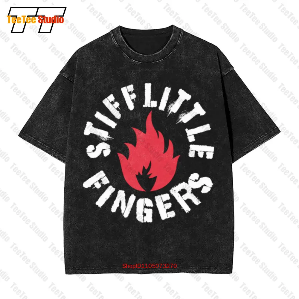 Immagine 3: T-shirt oversize essenziale con logo rotondo punk dei piccoli dita rigide 8NBE