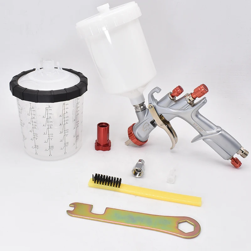 

High Quality Spray Gun For Cars YT160 1.3mm Nozzle Painting Gun With Mixing Cup Water Based Air Spray Gun Airbrush Tools