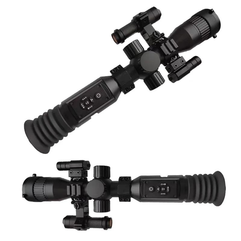 200 متر NV-003 الأشعة تحت الحمراء أحادي العين 850nm الأشعة تحت الحمراء للرؤية الليلية كاميرا فيديو مع مؤشر كروس 1920x1080 دقة الفيديو NV نطاق الصيد