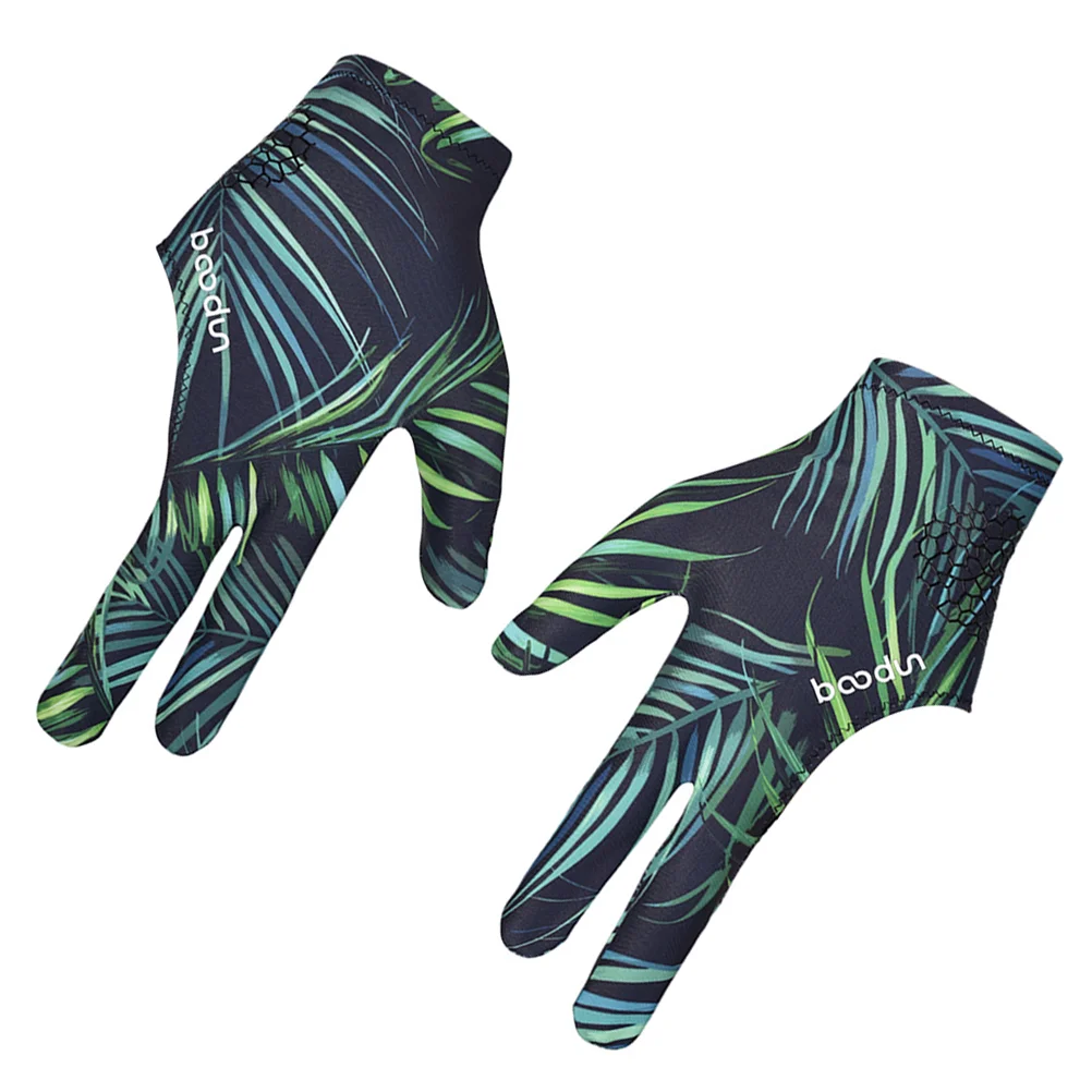 

Snooker Pool Glove Football Accessories 3 Finger Billiards Gloves Sport for Men