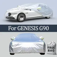 For GENESIS G90 Car Cover Outdoor Protection Covers Snow Sunshade Waterproof Dustproof Exterior UV Car Accessories
