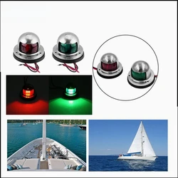1 X Set Red Green 12V LED Running Lights for Boat Navigation Light Sailing Signal Lamp Marine Boat Side Lights Yacht Accessories