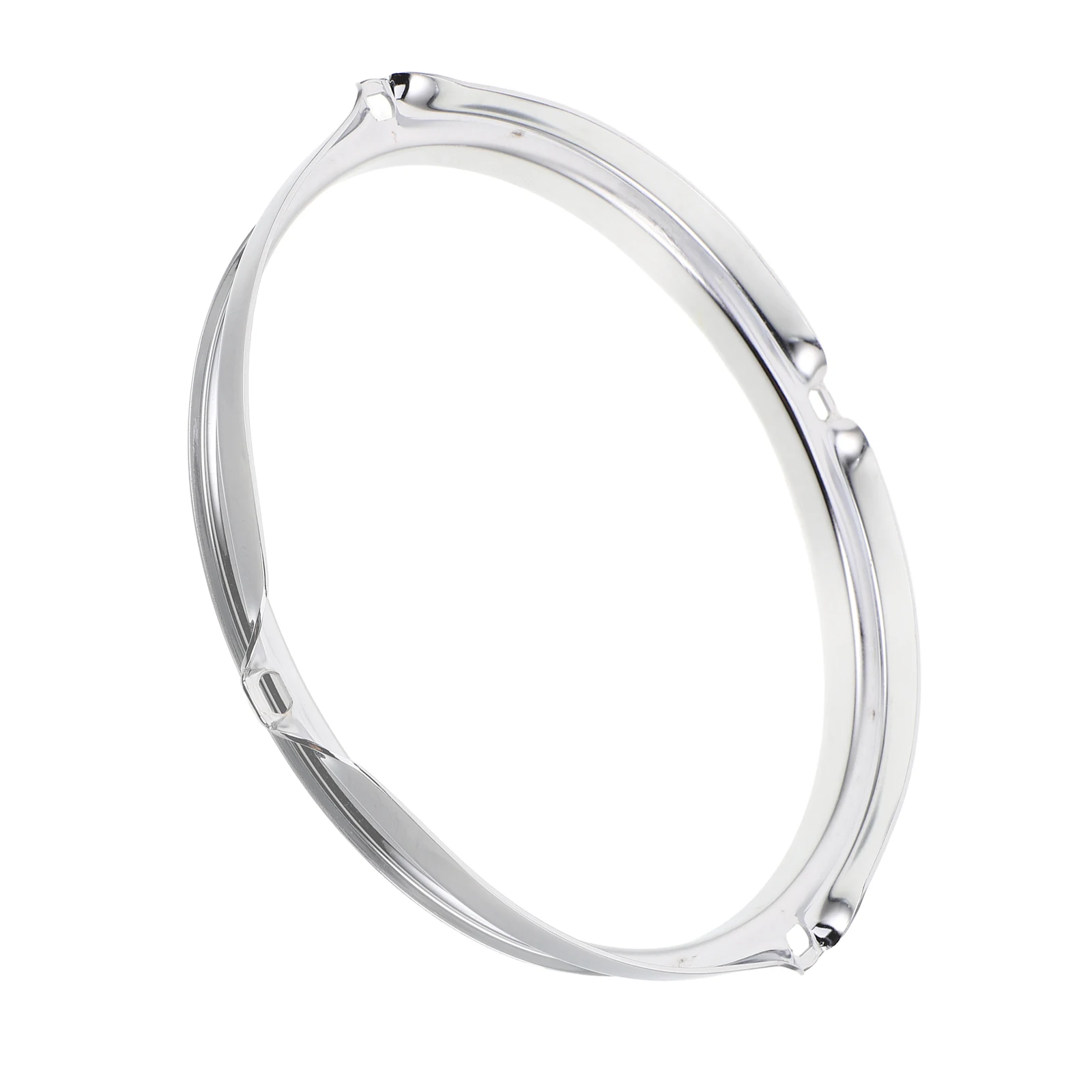 

8 Inch Black Bass Drum Hoop 4-Hole Replacement Parts Enhanced Sound Durable Design Universal Fit For Snare Tom Jazz Drum
