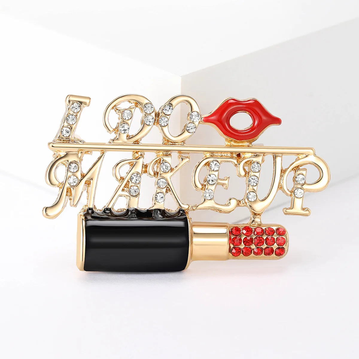 

Beautiful Personalized Lipstick Brooch Suitable For Ladies Office Party Friends To Give Jewelry Accessories