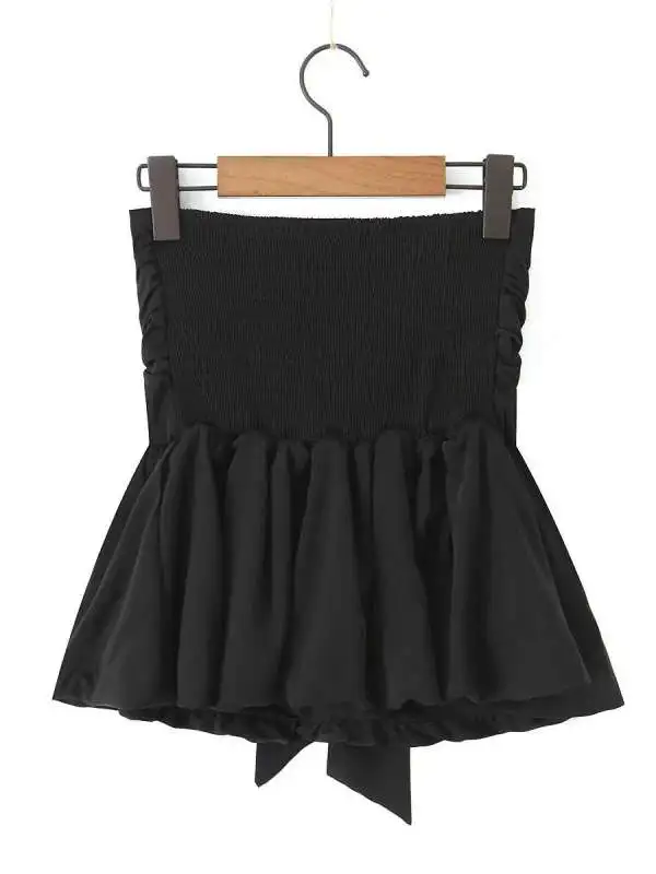 Sexy oulder Bared ort Vest Design Sense Personalizzato Corda intrecciata Avvolgente Petto Vintage Street Sle Colore Trendy Women'...