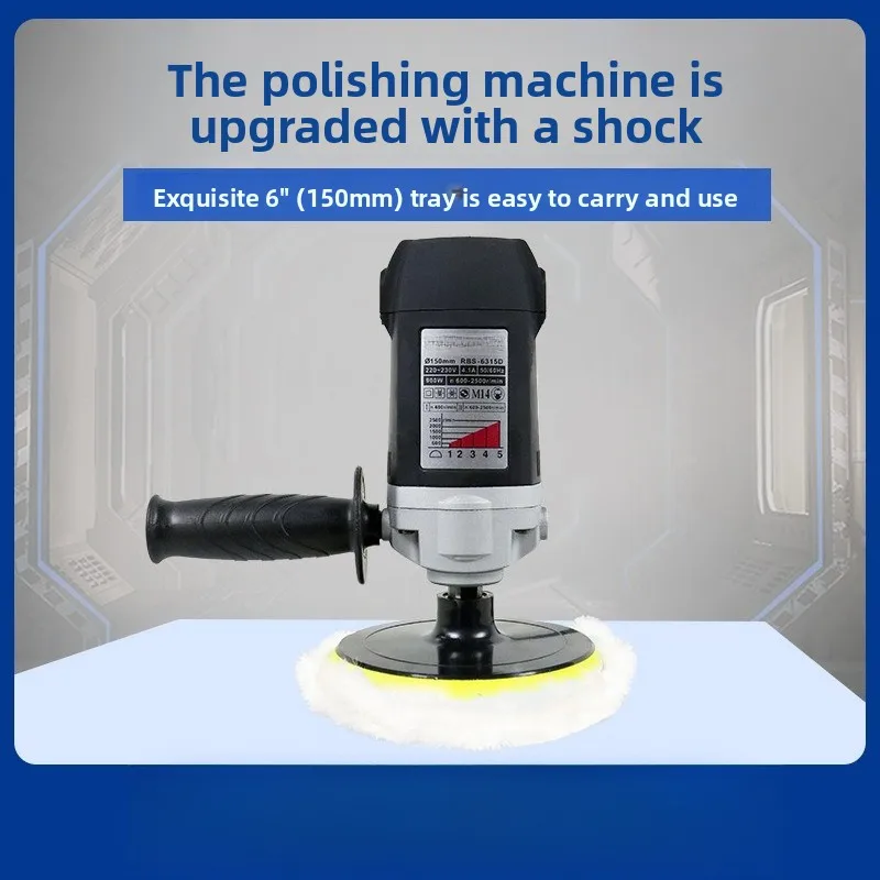 Vertical Waxing Machine for Automobiles, Floor Stone Polishing Machine Marble Model 6315