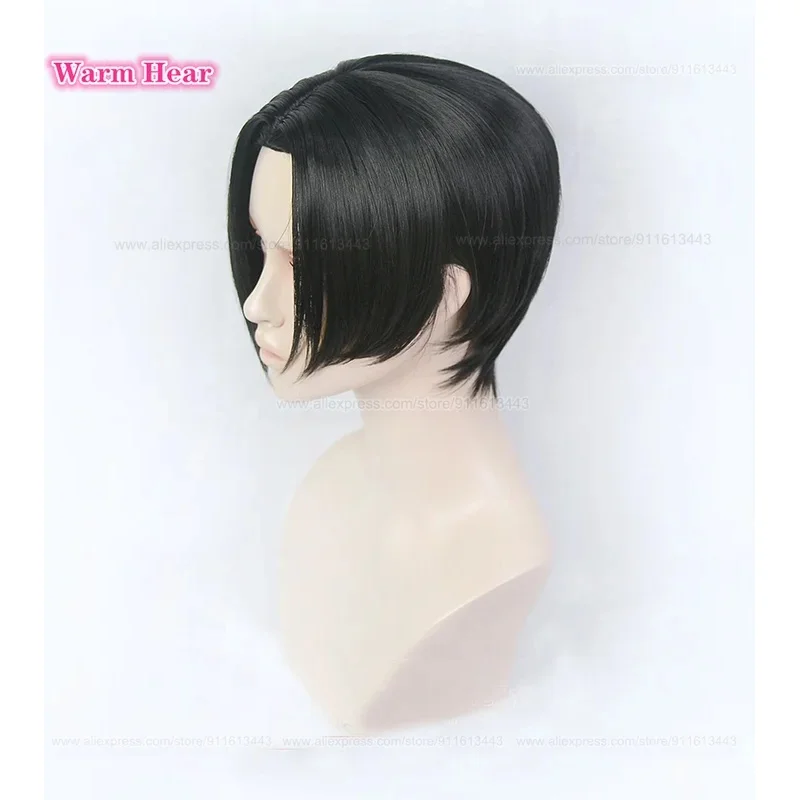 f,5.g'6\j/8,Anime Cos Mikey Light Golden Black White Cosplay Haitani Ran Heat Resistant Synthetic Hair Wig 6;y'4\f,9/x. - view 5