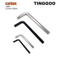 1/2/5pcs 0.7 0.9 1.27 1.5 2 2.5 3 45 10mm Steel Micro Small Hex Hexagon Socket Allen Head Screw Bolt Screwdriver Driver Key Tool