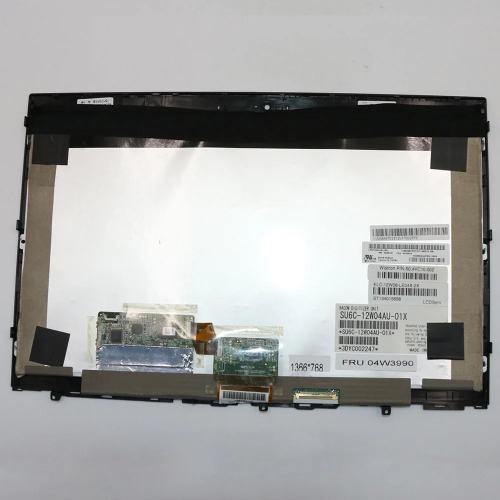 For Lenovo ThinkPad LCD Screen Assembly X220 X220I X230 X220T X230I LP125WH2 FRU 04W3990 1366*768 12.5