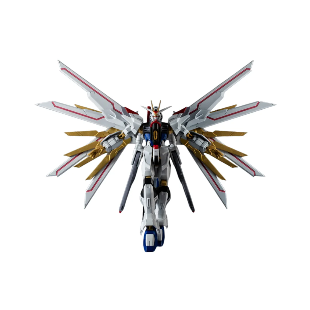 Original Bandai Gundam Universe ZGMF A 262PD P Mighty Strike Freedom Gundam Action Collectible Figure Model Toy In Stock