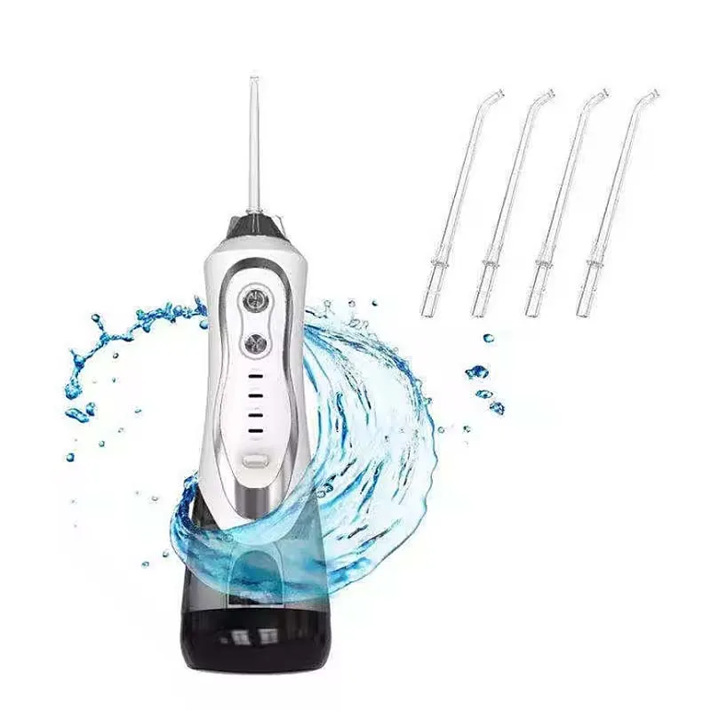 

Ультразвуковой ирригатор для чистки зубов, 3 режима, беспроводной, USB-перезаряжаемый, портативный ирригатор для ухода за полостью рта