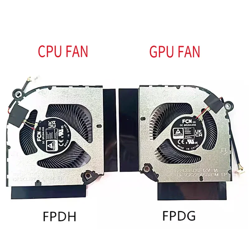 NEW DC12V NoteBook CPU GPU Cooling Fans for Acer Predator Helios 300 PH317-55 PH317-56-70XJ Gaming Cooler DC280010VF0  FPDH FPDG