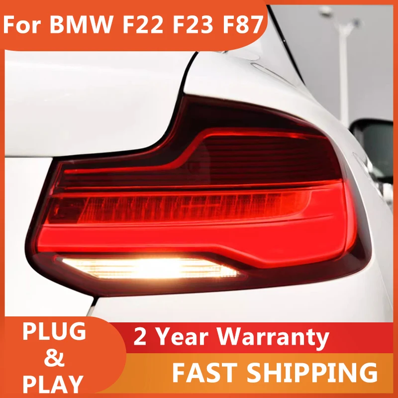 Car Accessories for BMW F22 Rear Light 2014-2021 F87 Taillights F23 M2C 220i 225i Rear DRL Fog Brake Turn Signal Reversing