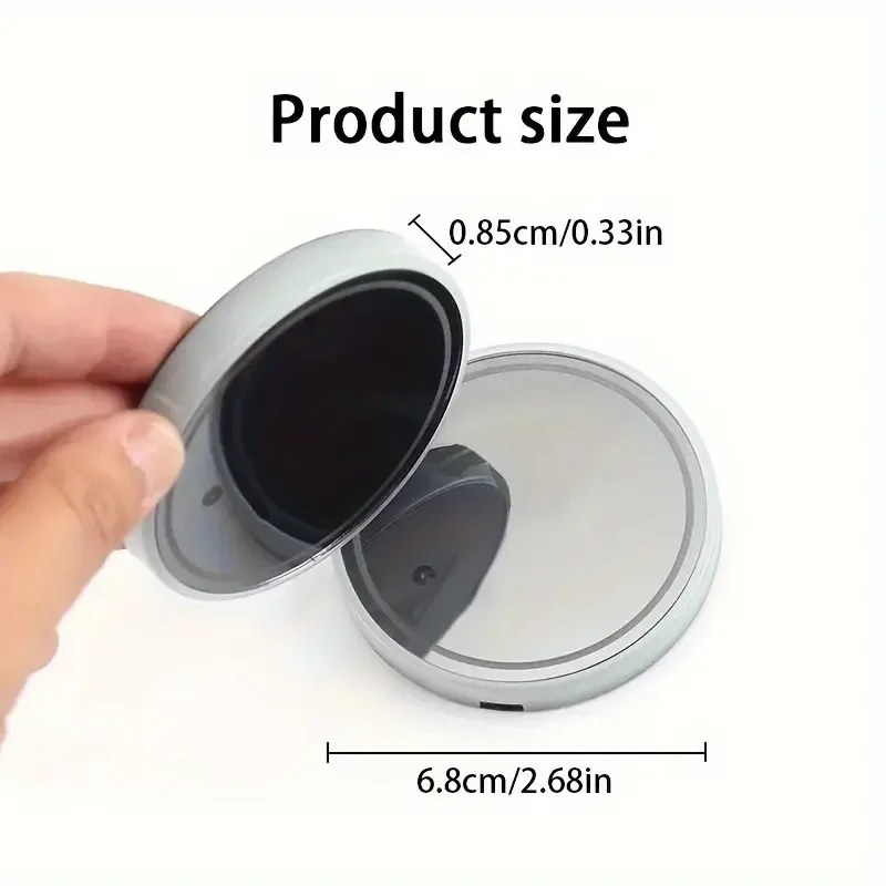 7 Colors Car Coasters Cup Holder LED Light Mats Bottle Light Sensor Atmosphere Interior Accessories Universal image 6