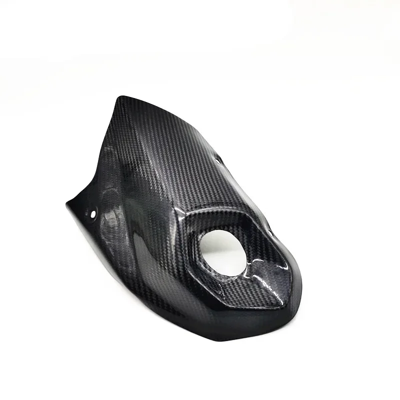 For Benelli Trk 502x 502 Real Carbon Fiber Motorcycle Parts Rear Exhaust Guard Cover