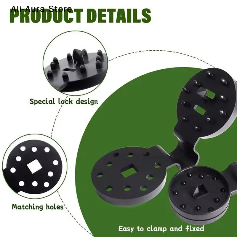 Durable Plastic Shade Net Fixing Clips Reusable Easy Install For Outdoor Use