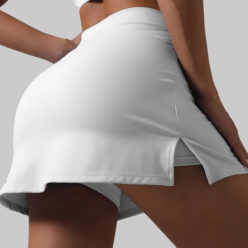 Quick Drying Slim Badminton Tennis Short Skirt Woman High Waist Outdoor Sports Yoga Skirt Breathable Gym Running Mini Skirts