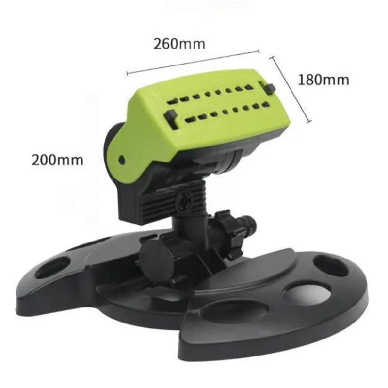 HLZS-Durable Plastic Adjustable Oscillating Sprinkler For Lawn And Garden Irrigation Systems