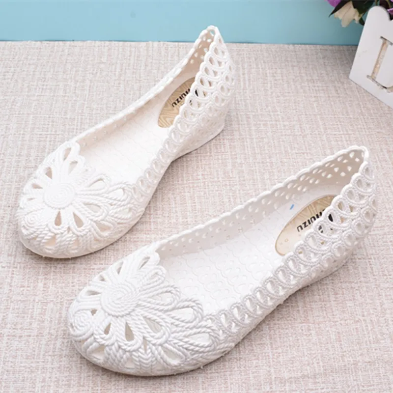 صنادل شاطئ صلبة مجوفة للنساء ، أسافين نسائية ، أحذية منصة ، قباقيب بغال ، سهلة الارتداء ، نعل ناعم ، صيف ، 36-40