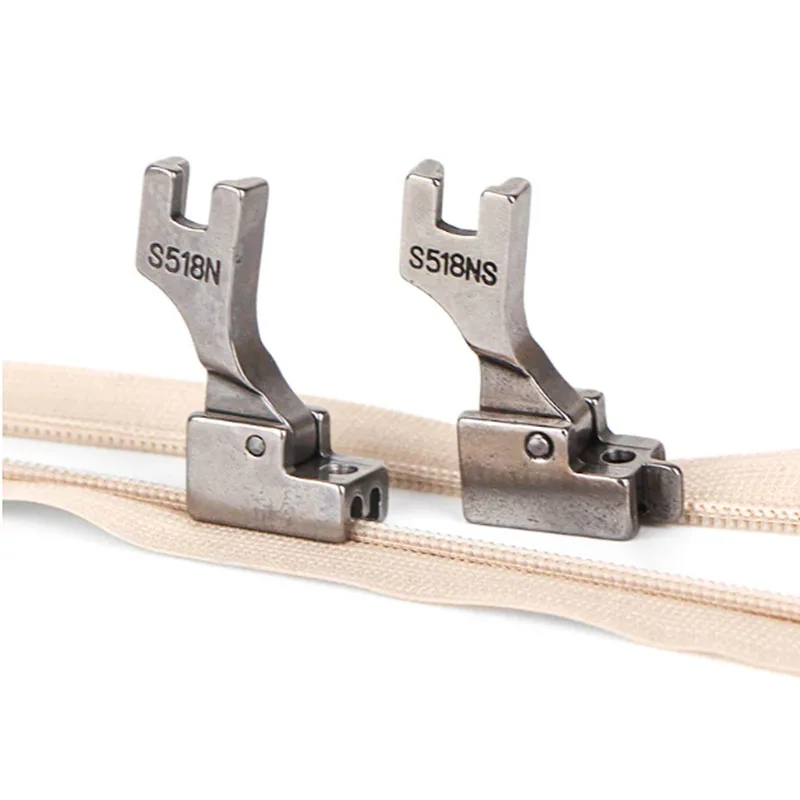S518 S518N S518NS Invisible Zipper Presser Foot Industrial Sewing Machine Accessories Fit JUKI Brother Singer Industrial Flat view 4