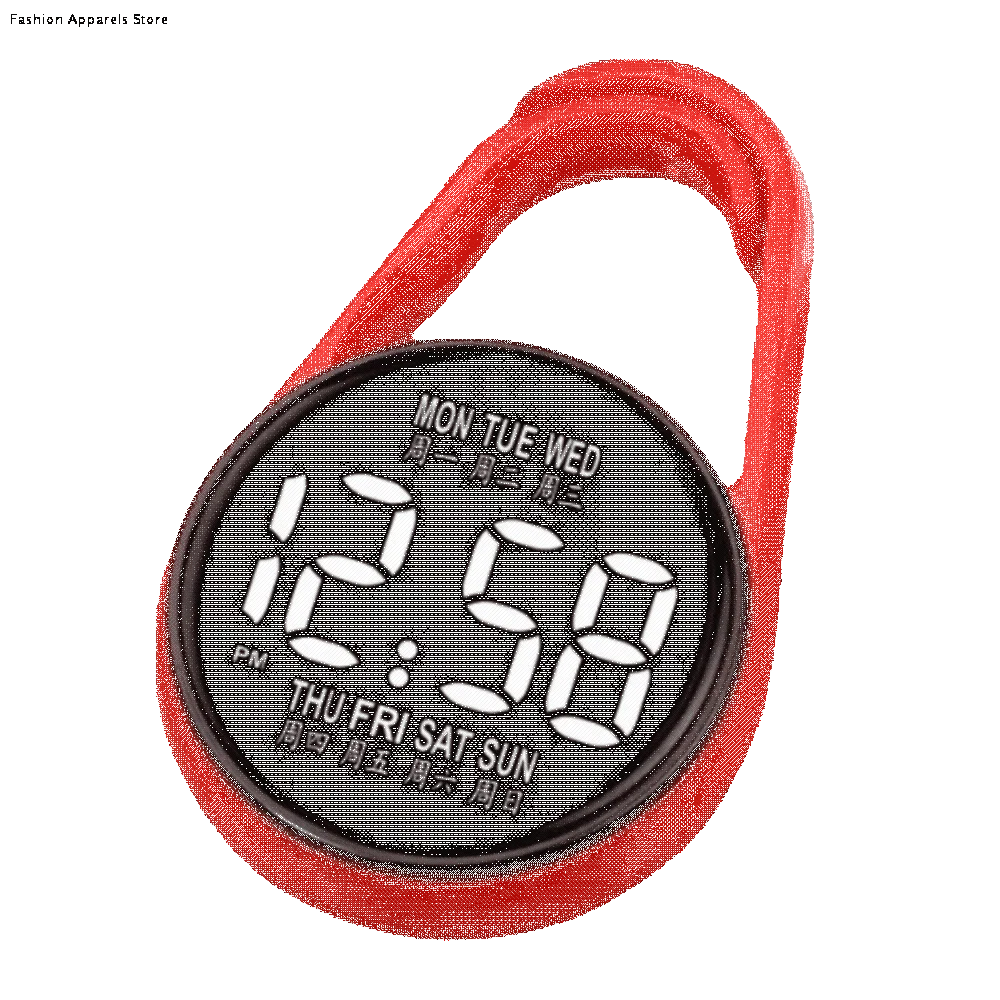 

2Pcs Waterproof LED Electronic Hanging Watch Portable Luminous Pocket Watch LED Display Digital Display