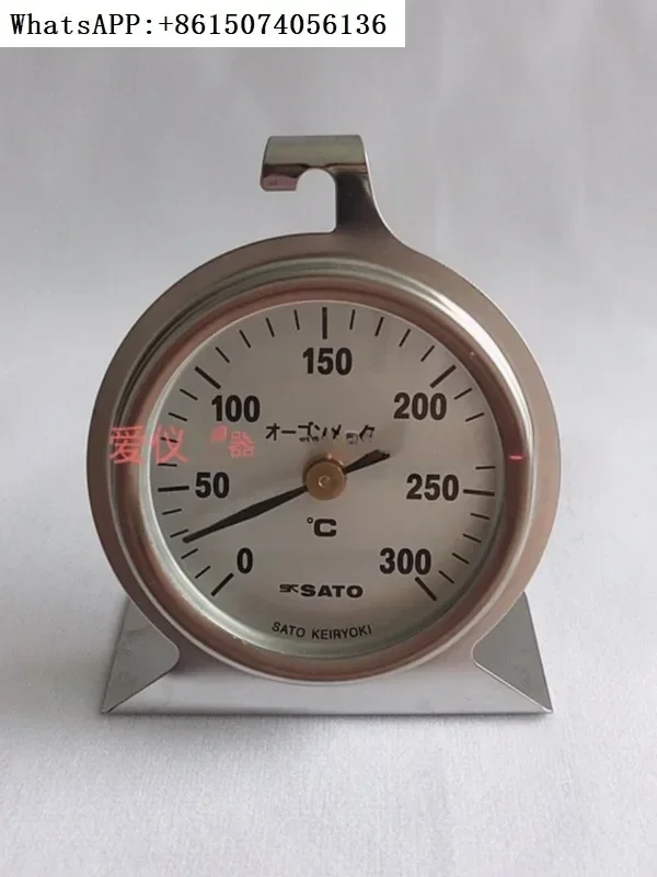 

Японский термометр для духовки из нержавеющей стали, устойчивый к высоким температурам, бытовой кухонный детектор температуры Sato