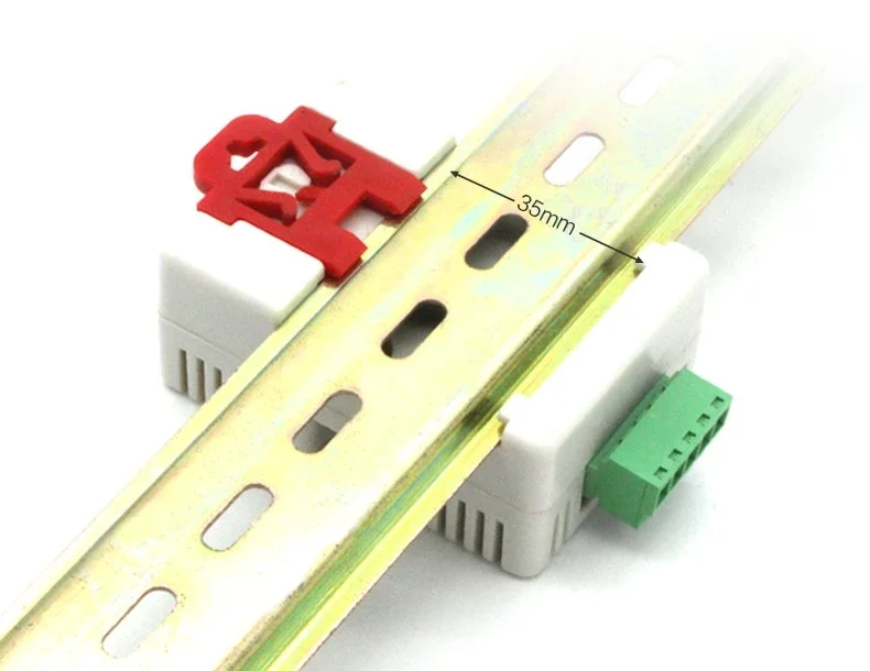 DIN35 Rail Modbus Rtu RS485 Temperature Humidity Transmitter