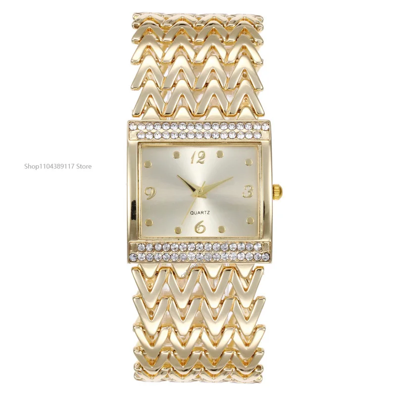 Новые хит продаж, квадратные наручные часы для женщин, золотые женские часы из нержавеющей стали, наручные часы, Reloj Mujer 시계