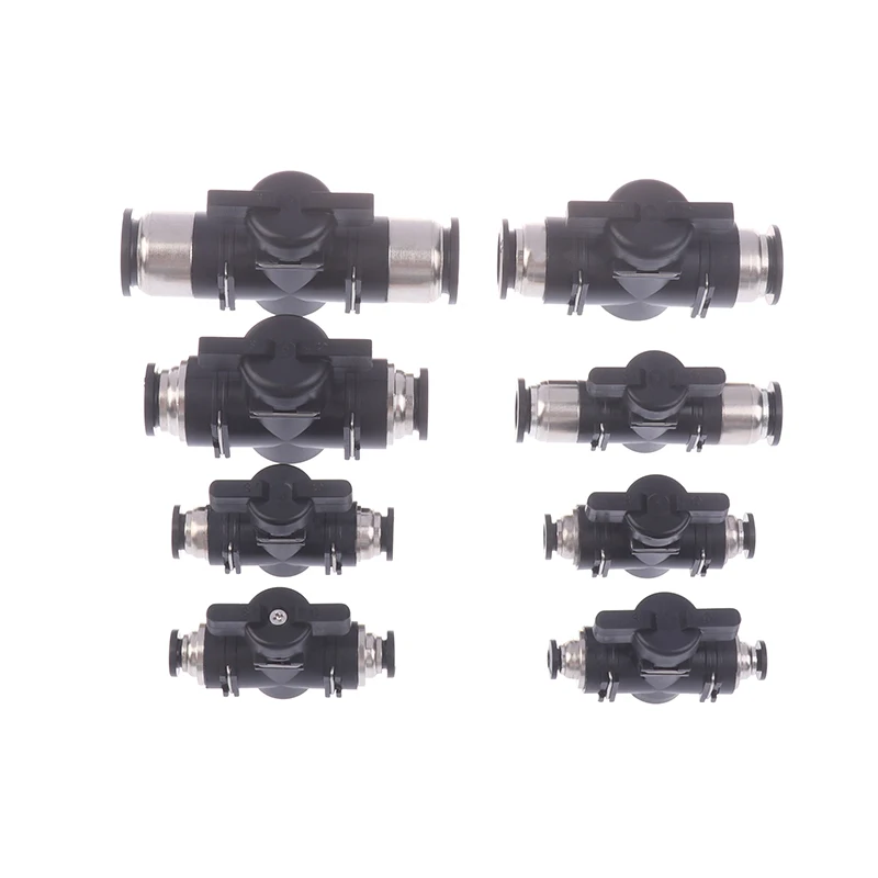 

Pneumatic Fittings Quick Connector Air Hose Tube Connectors Plastic BUC 4mm 6mm 8mm 10mm 12mm 14mm 16mm Push Into Pluglug