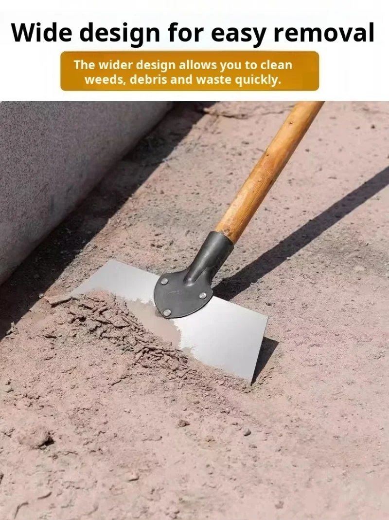 Sharp manganese steel manure shovel knife with handle for household and agricultural use