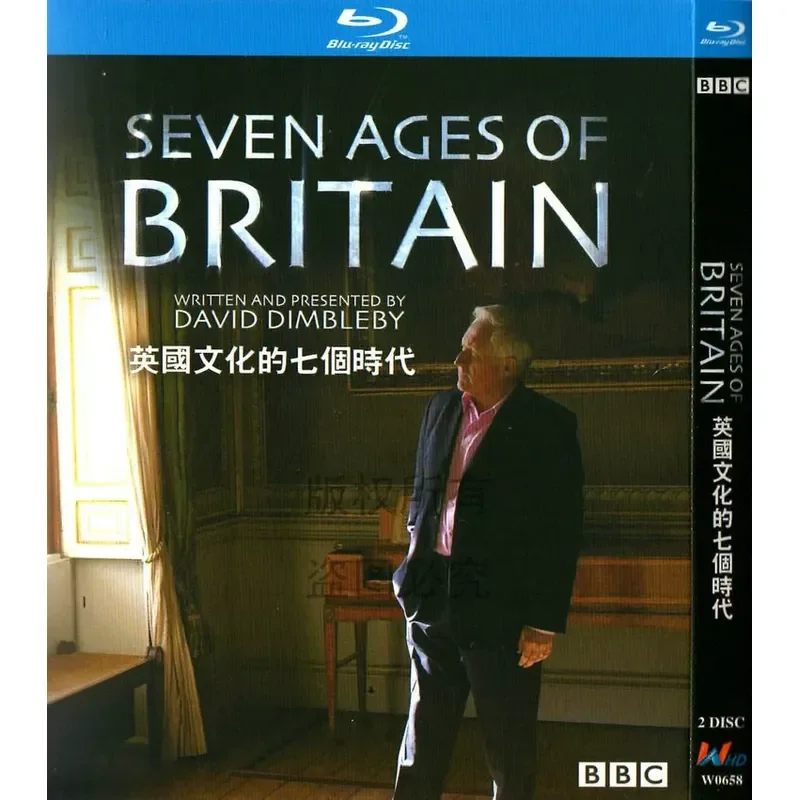 

Blu-ray historical documentary seven eras of British culture high definition 1080P 2BD disc non-DVD disc