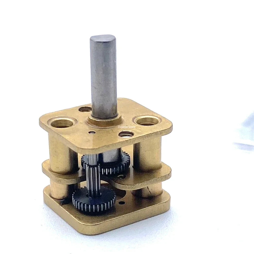 Military Quality 13mm*12mm Square All-metal Reducer Gearbox For 050 030 Motor (4.4/5.75/10MM D-Shaft)