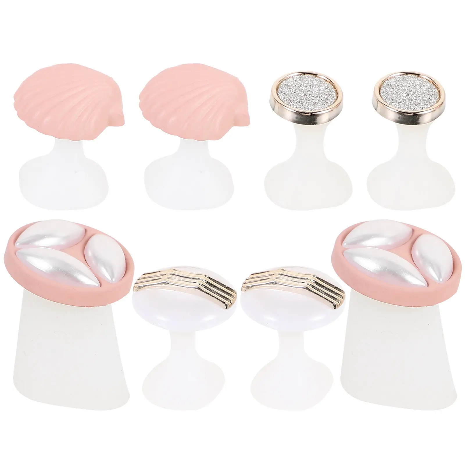 

8Pcs Small Silicone Toe Separator Soft Gel Toe Spacers for Pedicure Nail Polish Separation Easy Use Nail Supplies