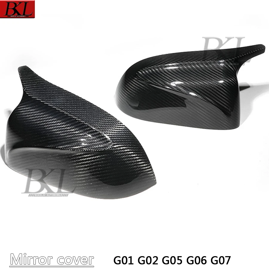 

For BMW X3 X4 X5 X6 X7 series G01 G02 G05 G06 G07 Carbon fiber rearview mirror cover upgrade for reversing rearview mirrors