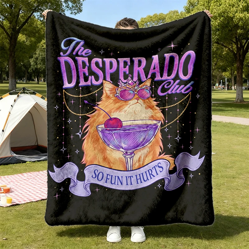 The Desperado Club Princess Donut Approved  Flannel Blanket, Dungeon Crawler Carl Mongo Flannel Throw