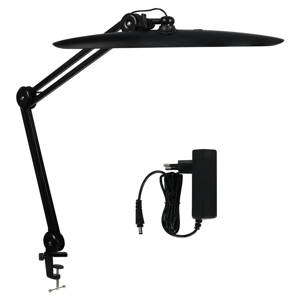 LED-taakbureaulamp 19 inch metalen zwenkarm oogverzorgende wimperextensions lamp 117 stuks LED's voor nagelambachten leeshoofd werklamp