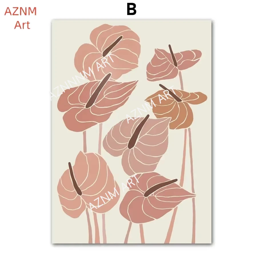 Blumenmarkt-Form Matisse Poster Wandkunst Ästhetik Druck Leinwandgemälde für Wohnzimmer Moderne Heimdekoration