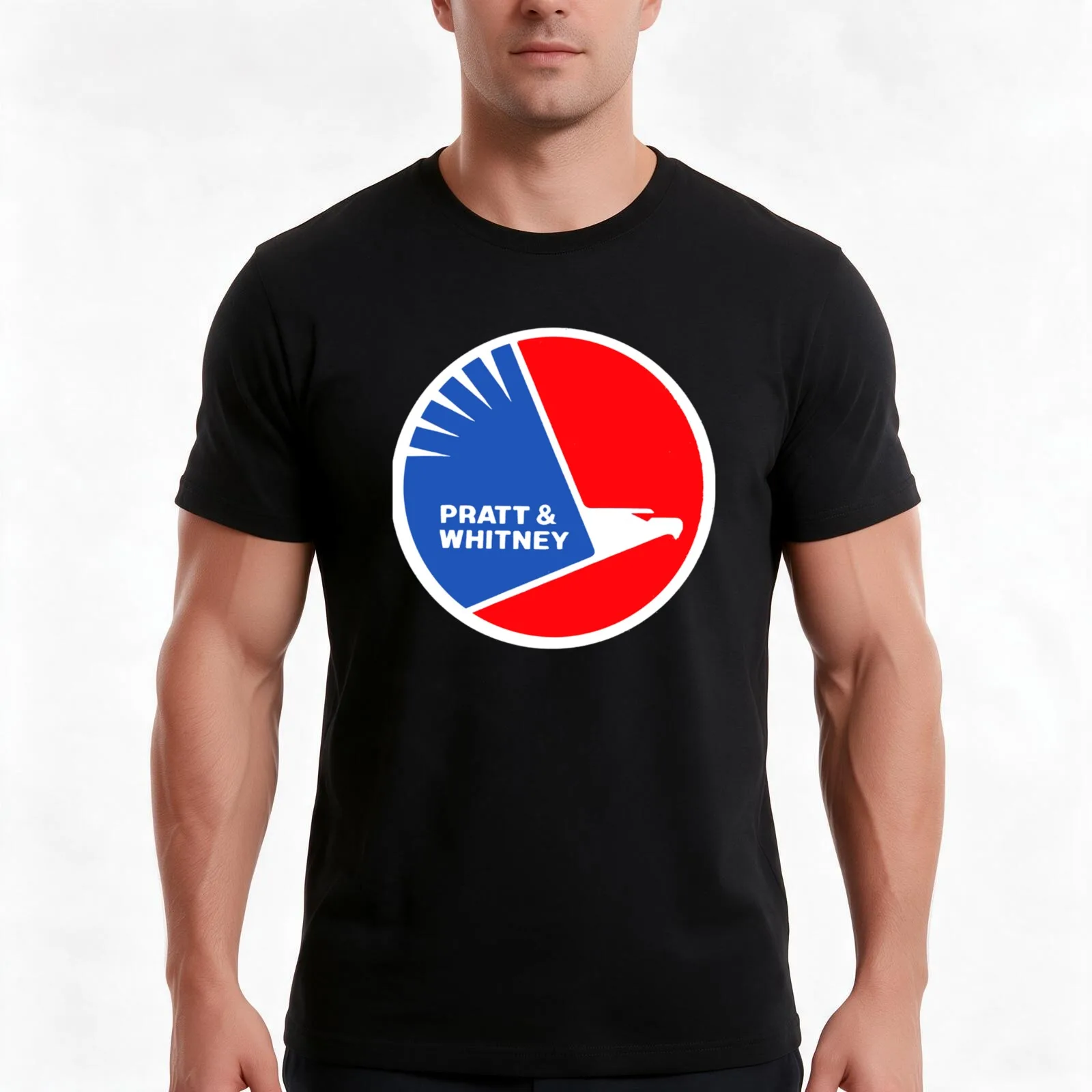 Pratt and Whitney Classic . Essential T-Shirt Summer Casual Cotton Tee Oversized Streetwear Tops Vintage Graphic Print