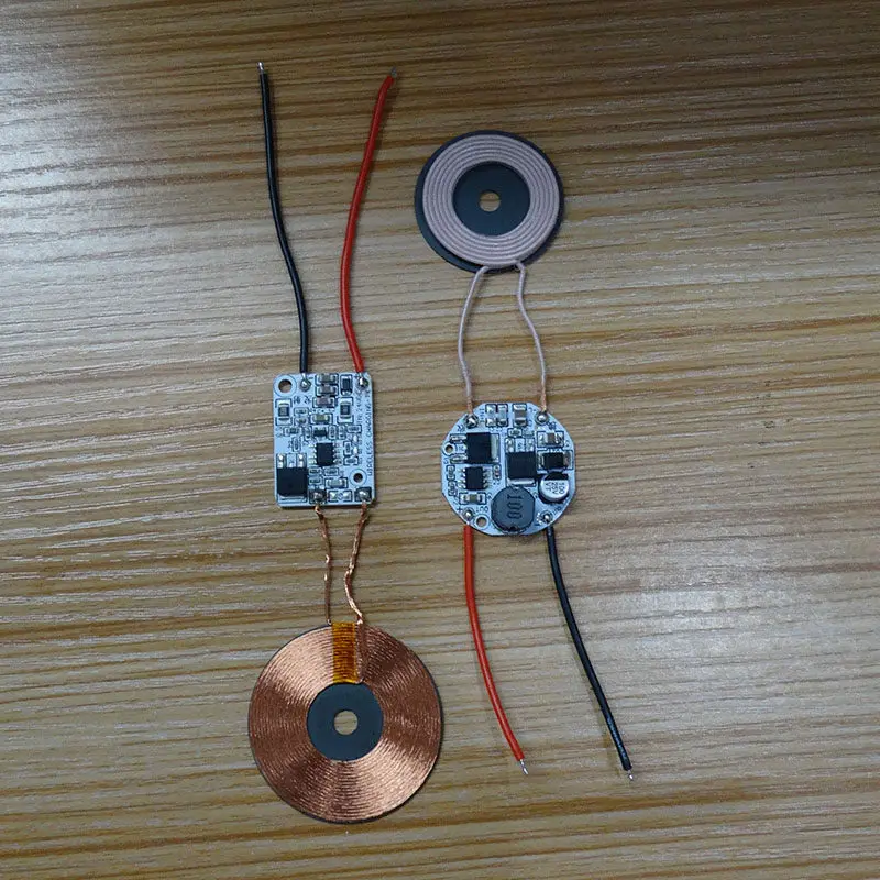 RX&TX Aluminum Substrate Wireless Charging/power Supply Module, Small Size, High Current 12.6V/5V