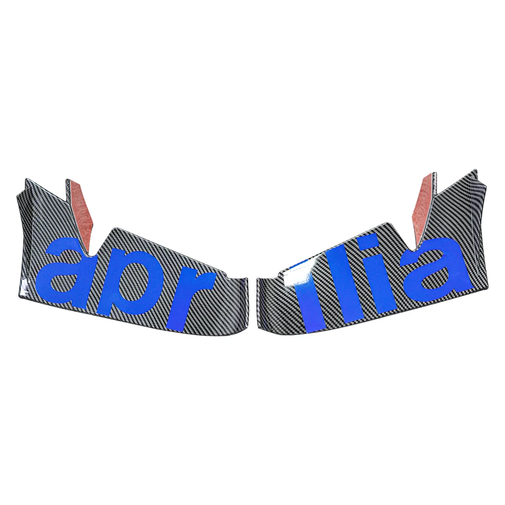 Motorrad Festen Flügel Spoiler Für Aprilia RS660 Vorne Aerodynamische Flügel Seite Winglet Windschutzscheibe Flügel Deflektor Querruder Verkleidung
