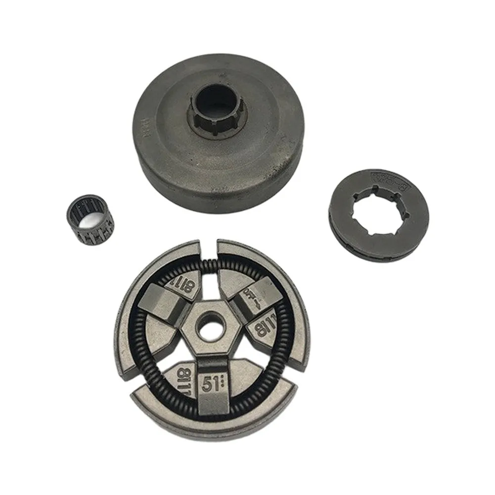 8 Tooth Clutch Drum Sprocket Pulley with Integrated Roller Bearing for HUNDURE Metal Grey 0.325 in Center Distance