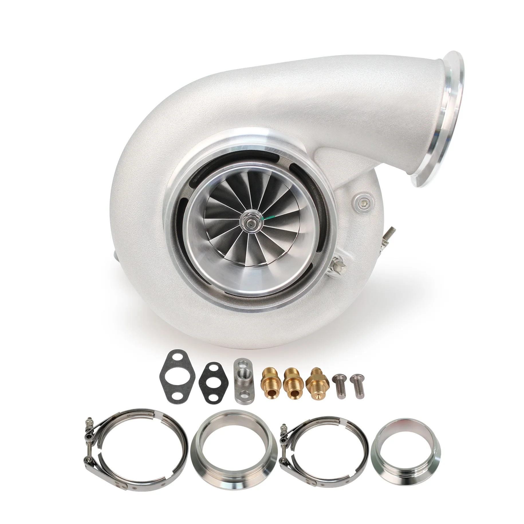 S45 S45-1125 Dual Ceramic Ball Bearing Turbo T4 1.15A/R Vband Turbine Housing