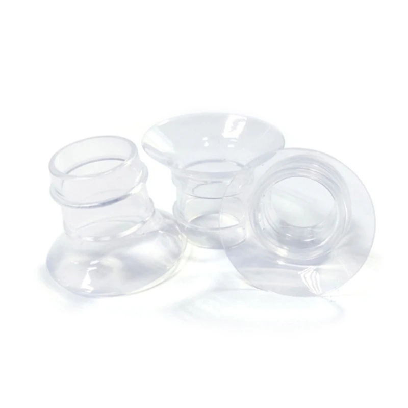 Pack of 10pcs Breast Flange Converters 13/15/17/19/21mm Wearable Silicone Breast Accessories Set for 24mm